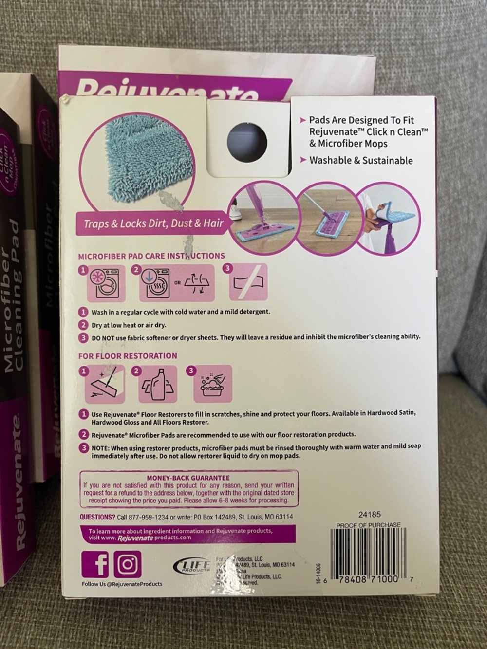 Rejuvenate Microfiber Cleaning Pads - Picture 5 of 5